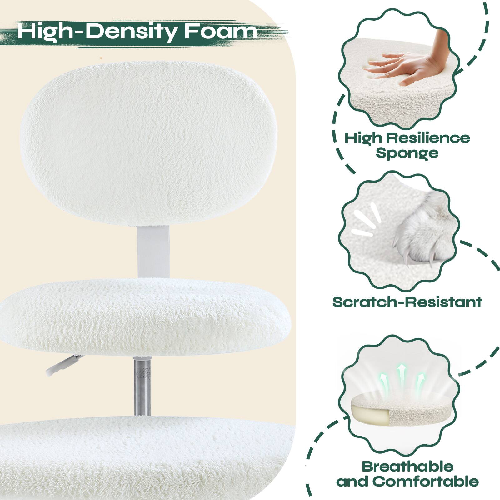 High-Density Foam

- High Resilience Sponge
- Scratch-Resistant
- Breathable and Comfortable