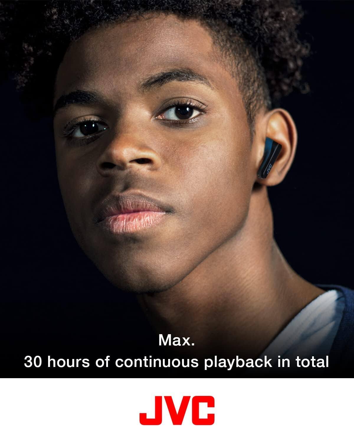 Max.  
30 hours of continuous playback in total  

JVC