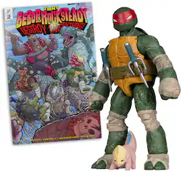 McFarlane Toys - Teenage Mutant Ninja Turtles - Page Punchers - Raphael 5" Action Figure with Comic - COLLECTIBLES - Multicolor