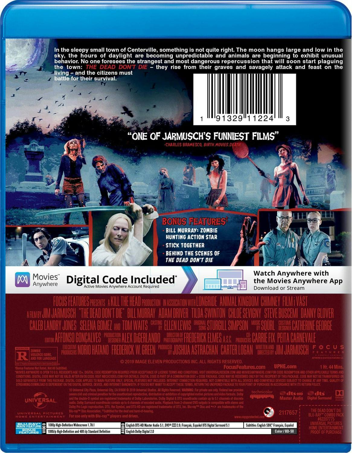 Back. The Dead Don't Die [Blu-ray].