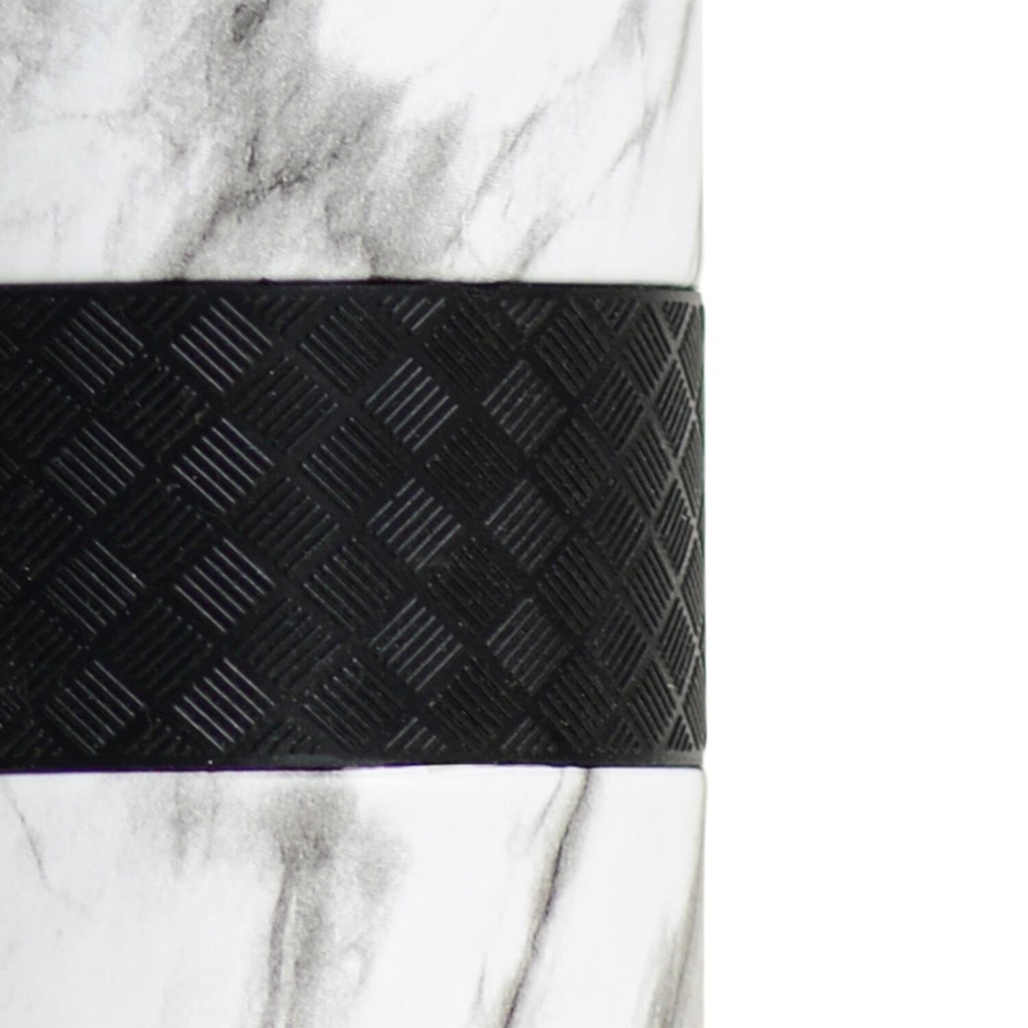 Alt View 1. Elemental - Artisan Series Stainless Steel 16-Oz Insulated Tumbler - White Marble.