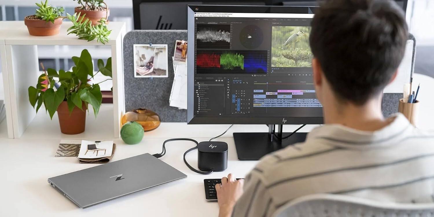 Alt View 8. HP - ZBook Studio G9 16" FHD+ Workstation Laptop - Intel Core i7 - NVIDIA RTX A1000 - 32GB DDR5 - 2TB SSD - Win 11 Pro - Silver.