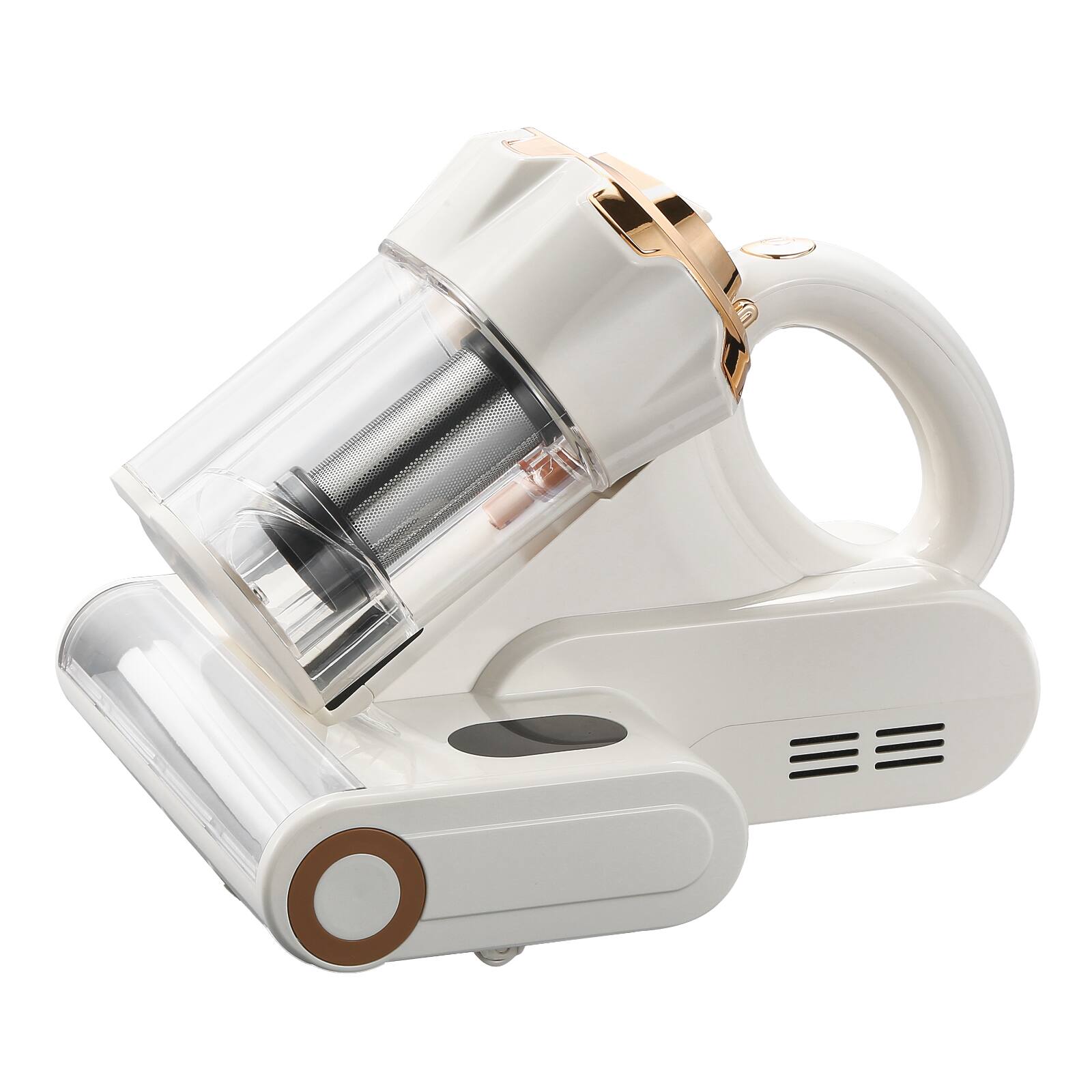 Alt View 5. VEVOR - Mattress Vacuum Cleaner, 550W Bed Vacuum Cleaner with 18Kpa Powerful Suction and Dual Dust Bin, HEPA Filter & Heating - White;Rose Gold.