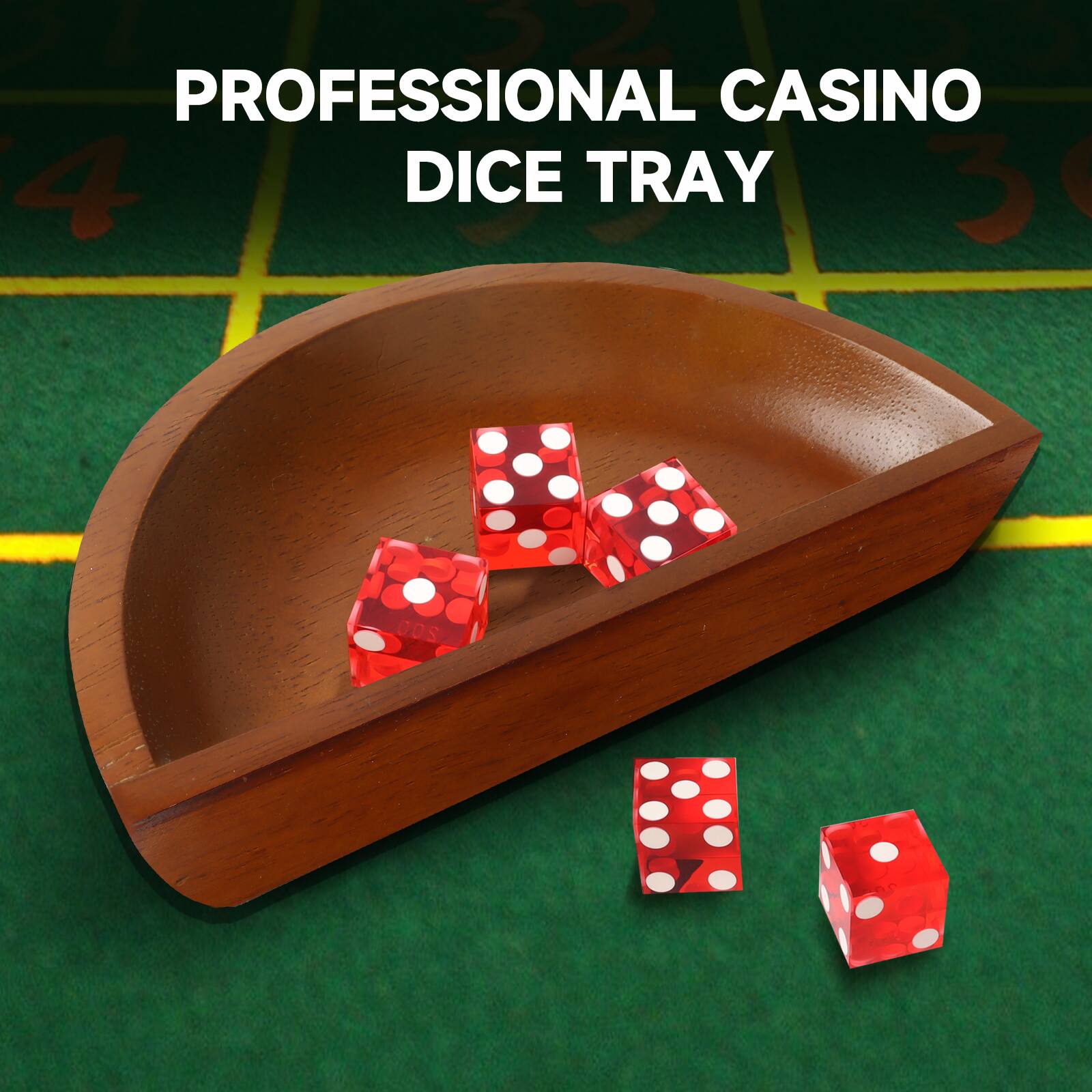 PROFESSIONAL CASINO DICE TRAY