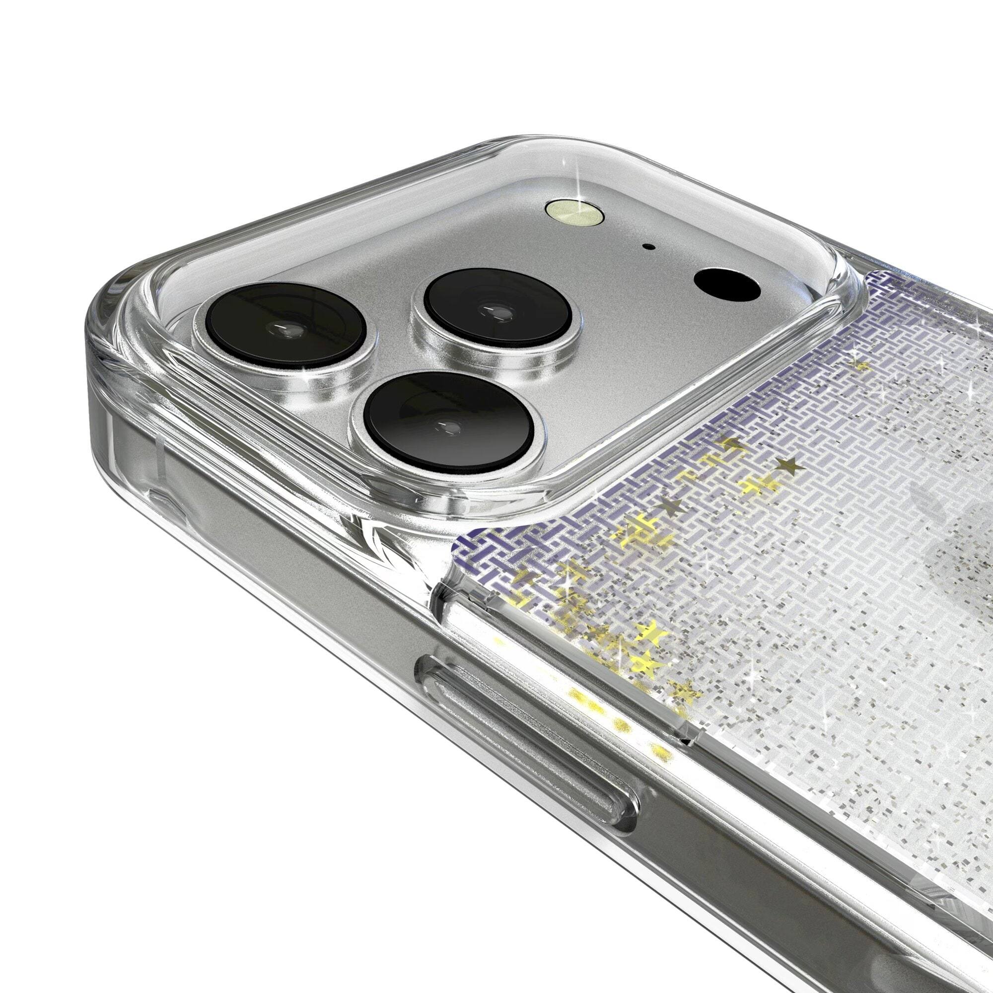 Alt View 2. Keyscaper - Baltimore Ravens Linen Logo iPhone Glitter Case - 15 - Multicolor.