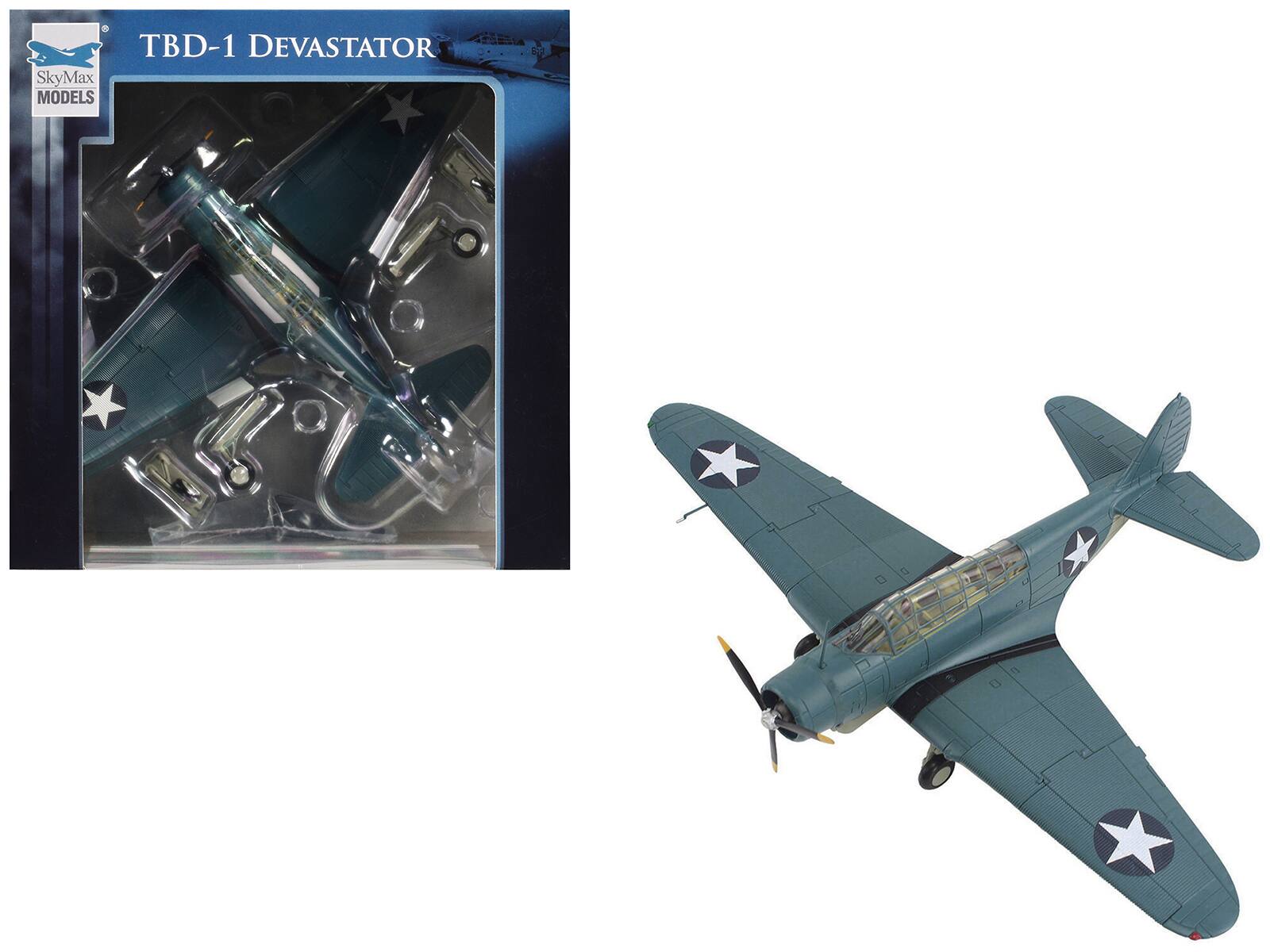 "Douglas TBD-1 Devastator Bomber Aircraft ""USS Enterprise"" (1942) US Navy 1/72 Diecast Model by Hobby Master" price history on PriceWatchPro