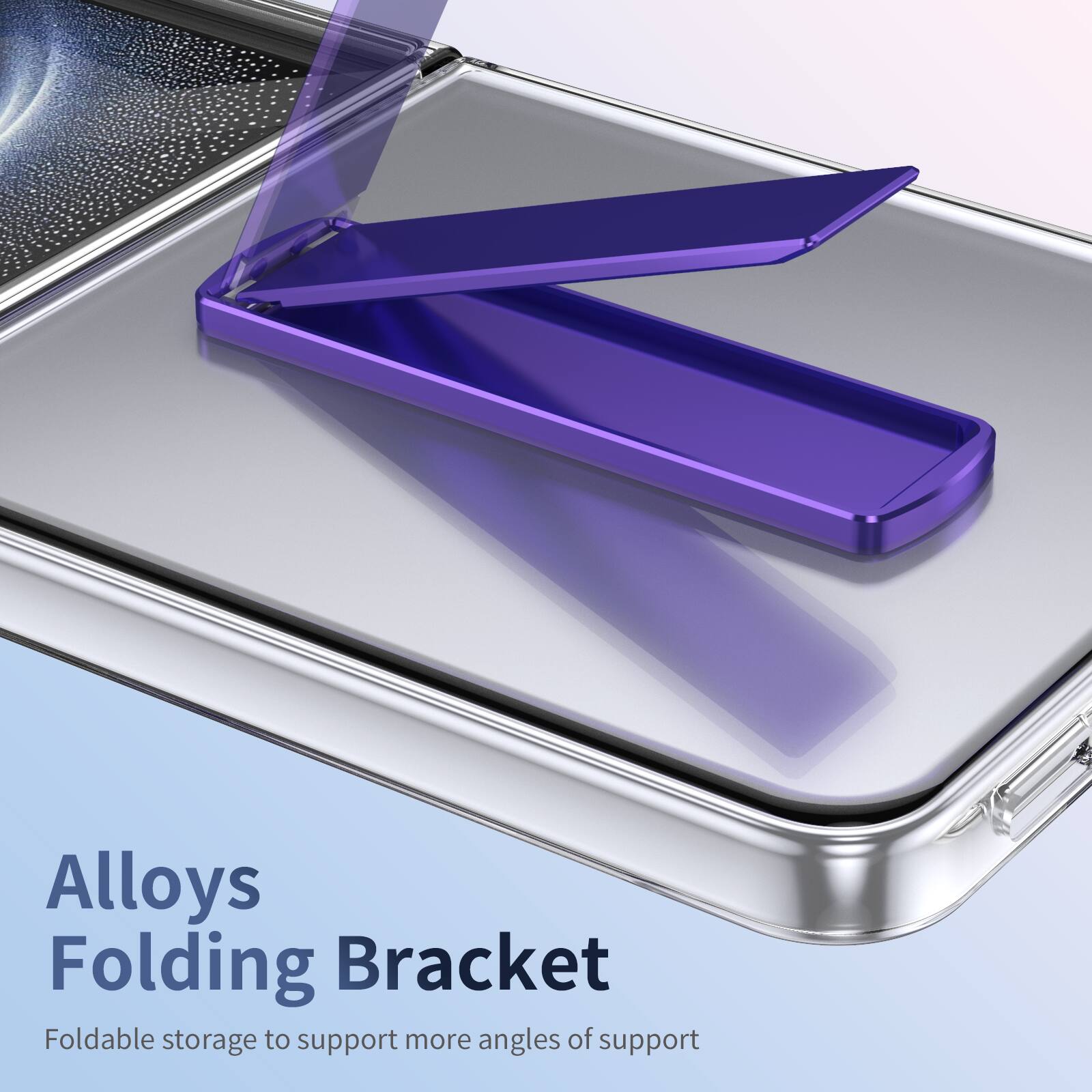 Alloys Folding Bracket  
Foldable storage to support more angles of support