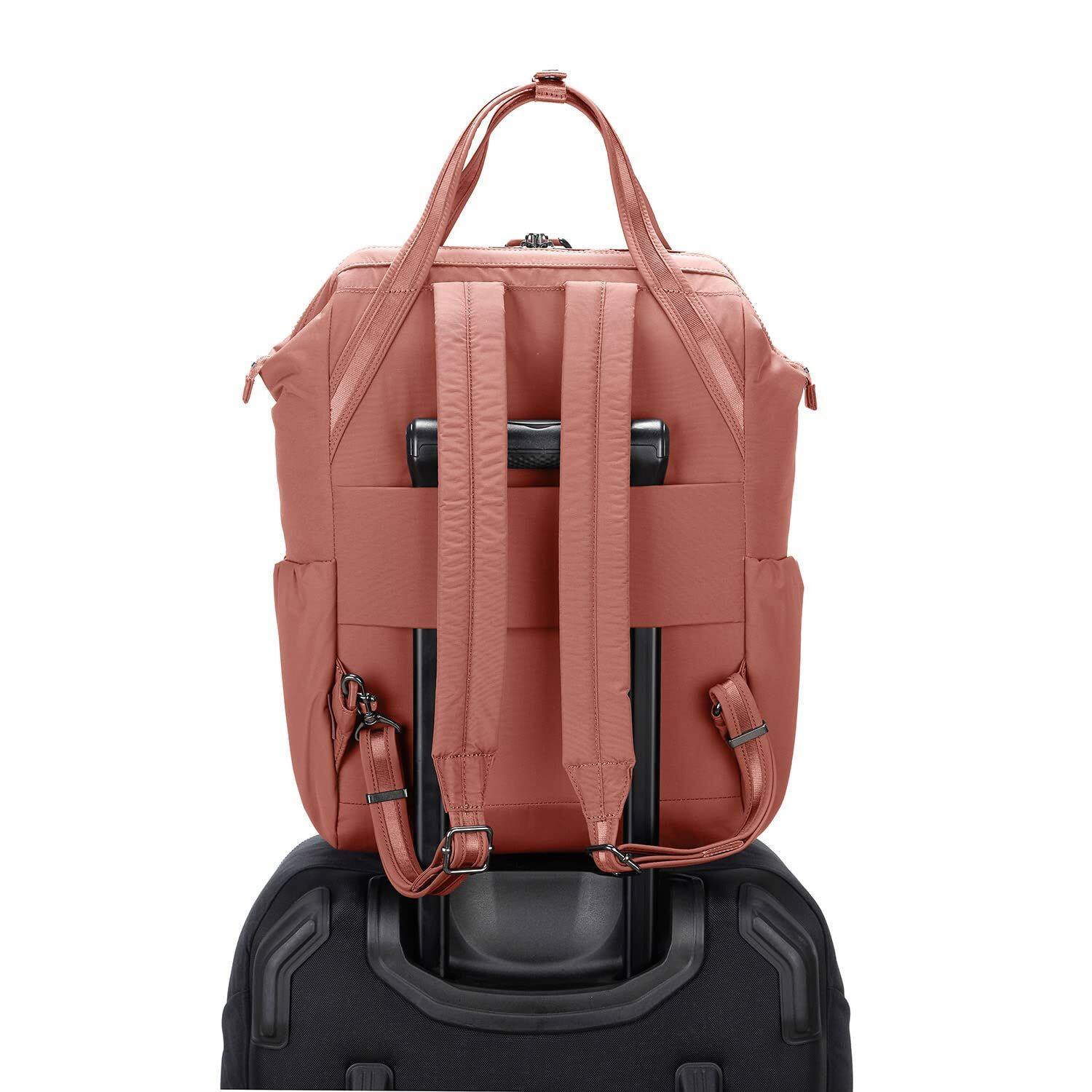 Alt View 2. Pacsafe - Pacsafe Citysafe CX backpack (Rose) - Rose.