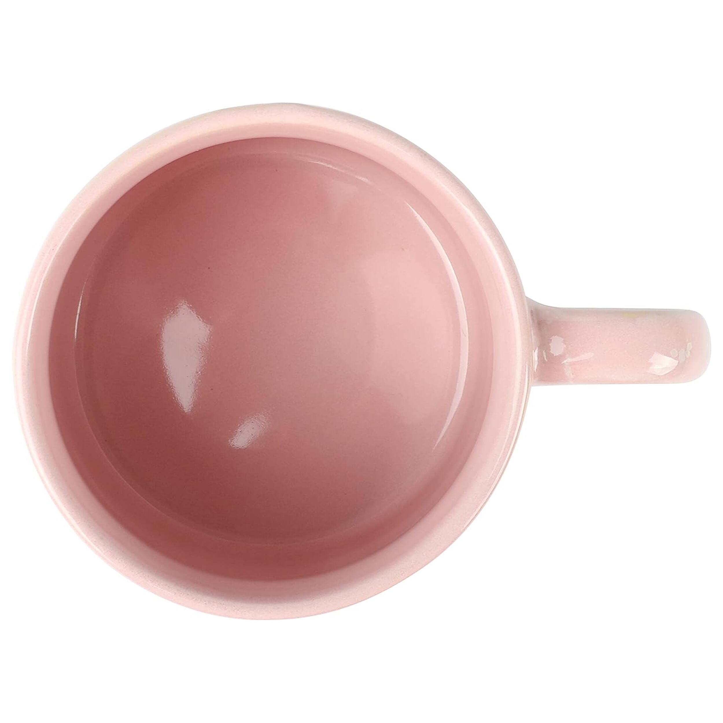 Alt View 3. Gibson - Gibson Home Morning Mist 4 Piece 15 Ounce Stoneware Belly Mug Set in Assorted Colors - Assorted.