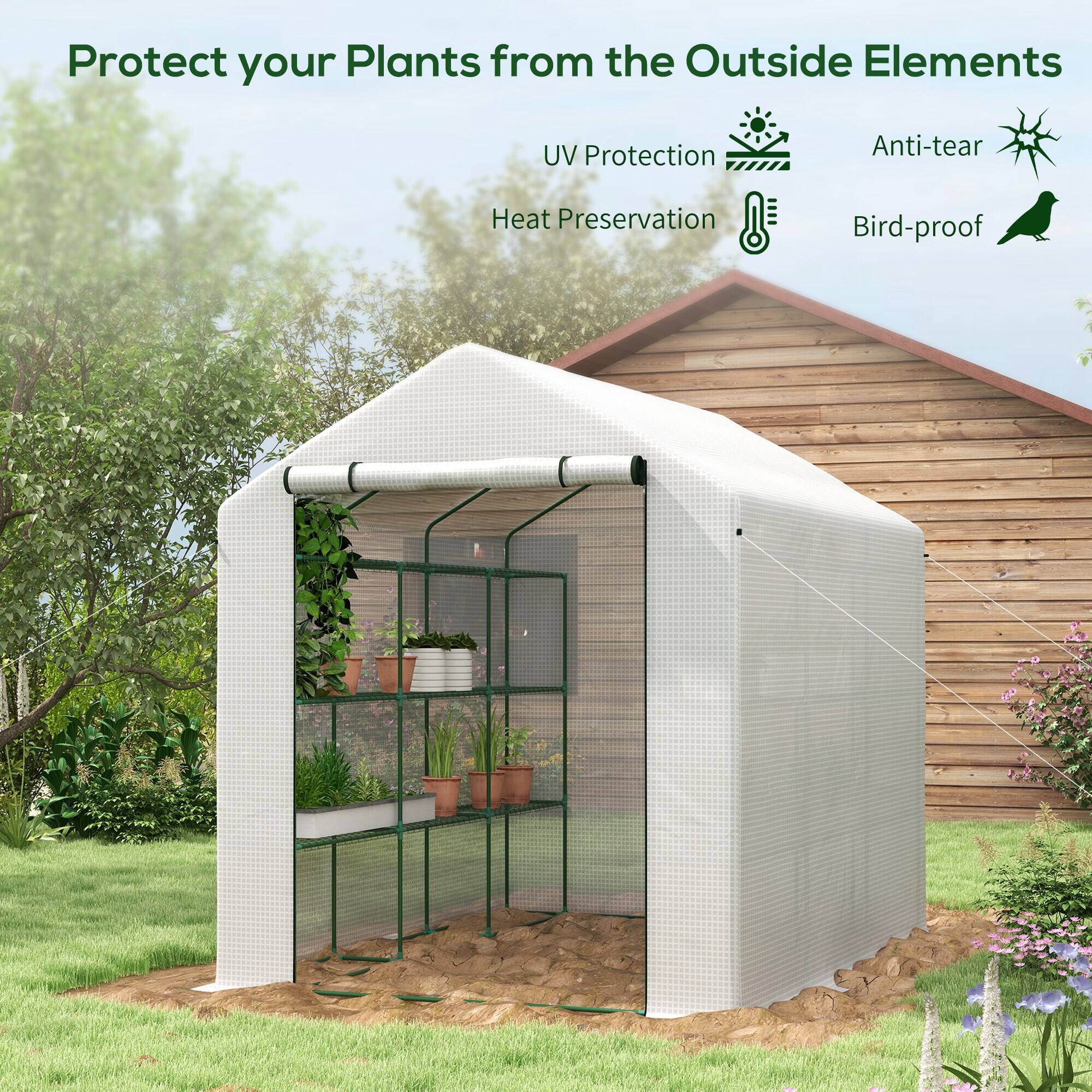 Protect your Plants from the Outside Elements

- UV Protection
- Heat Preservation
- Anti-tear
- Bird-proof