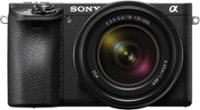 Front Zoom. Sony - Alpha a6500 Mirrorless Camera with E 18-135mm f/3.5-5.6 OSS Lens - Black.