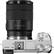 Top. Sony - Alpha a6300 Mirrorless Camera with E 18-135mm f/3.5-5.6 OSS Lens - Silver.