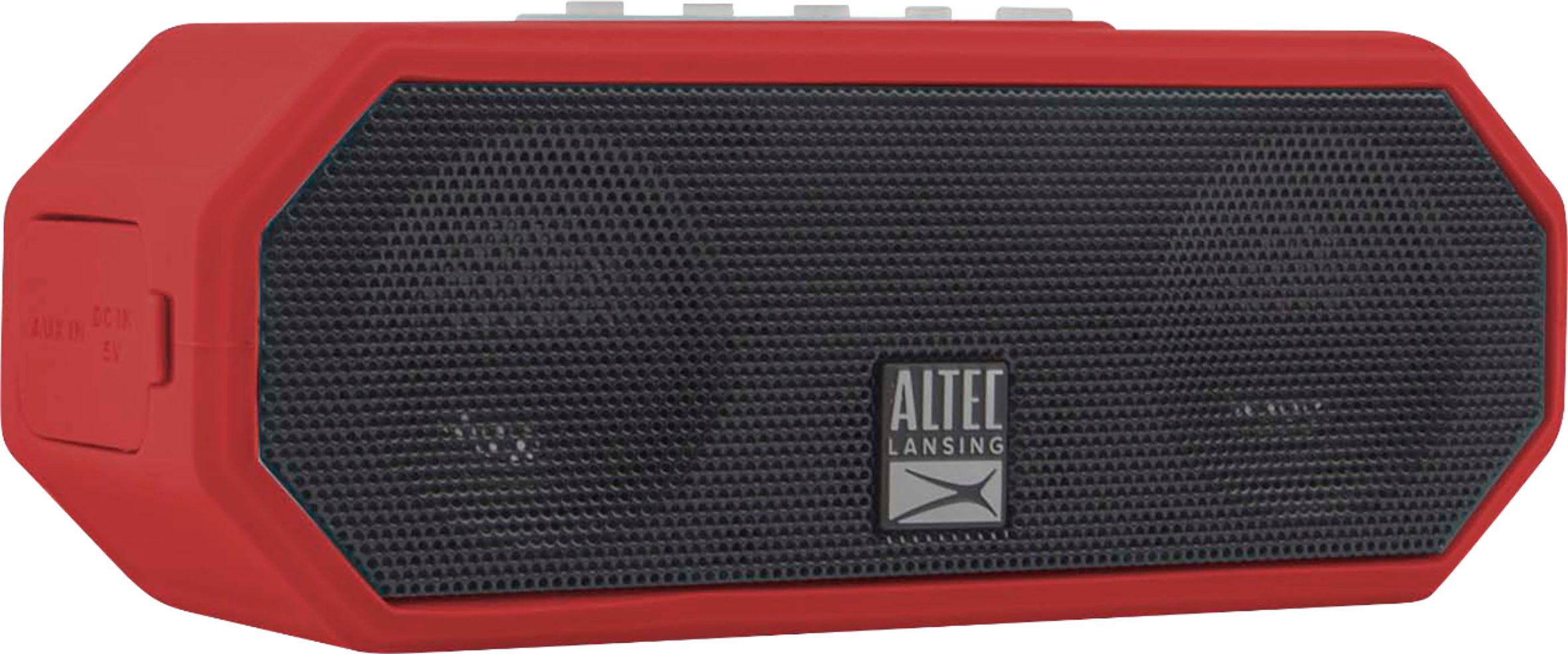 Angle View: Altec Lansing - Jacket H20 4 Portable Bluetooth Speaker - Torch Red