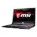 Front. MSI - 15.6" Gaming Laptop - Intel Core i7 - 16GB Memory - NVIDIA GeForce GTX 1060 - 1TB Hard Drive + 128GB Solid State Drive - Aluminum Black.