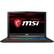 Front. MSI - 5.6" Gaming Laptop - Intel Core i7 - 16GB Memory - NVIDIA GeForce GTX 1050 Ti - 1TB Hard Drive + 128GB Solid State Drive - Black.