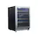 Front. Avanti - Elite Series 43-Bottle Dual Zone Wine Cooler - Stainless Steel.