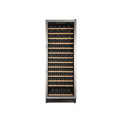 Front. Avanti - 149-Bottle Wine Cooler - Stainless Steel.