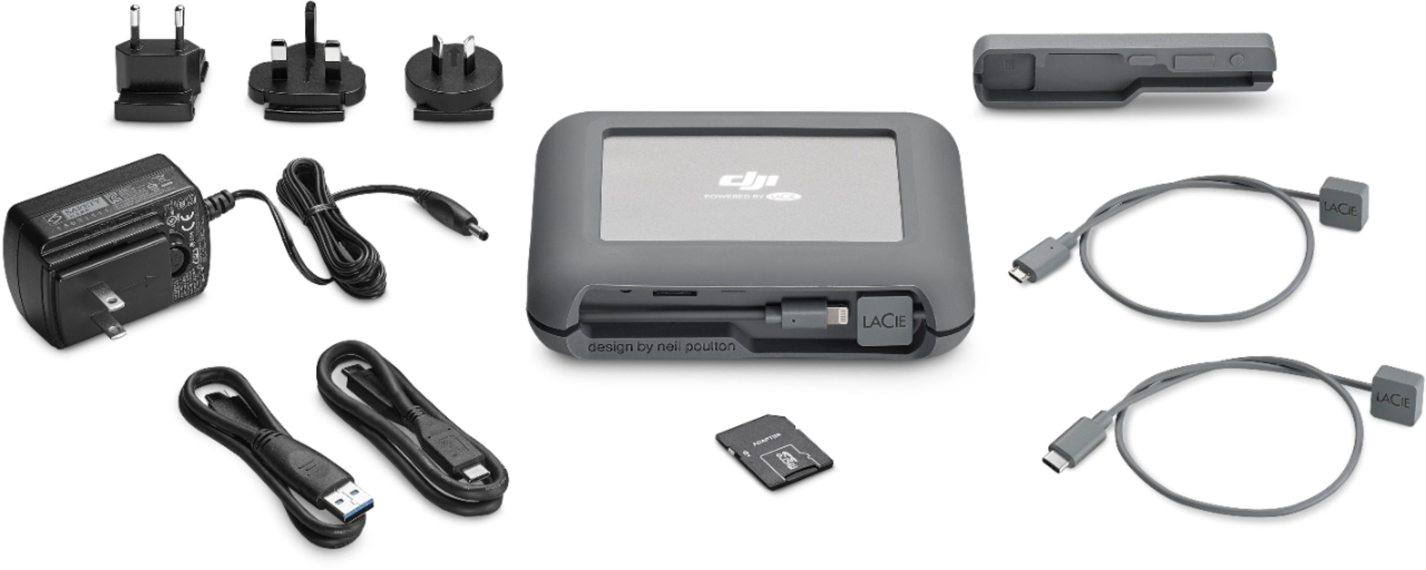 Best Buy: LaCie DJI Copilot 2TB External USB Type-C Portable Hard ...