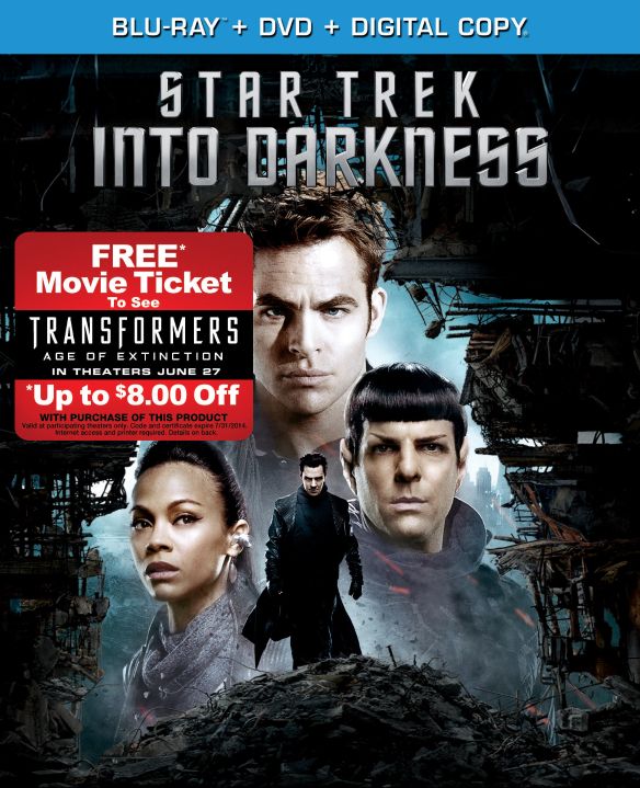  Star Trek Into Darkness [Includes Digital Copy] [Blu-ray/DVD] [Movie Money] [2013]