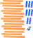 Alt View 11. Hot Wheels - Hot Wheels Track Builder Straight Track with Car - Orange/Blue.