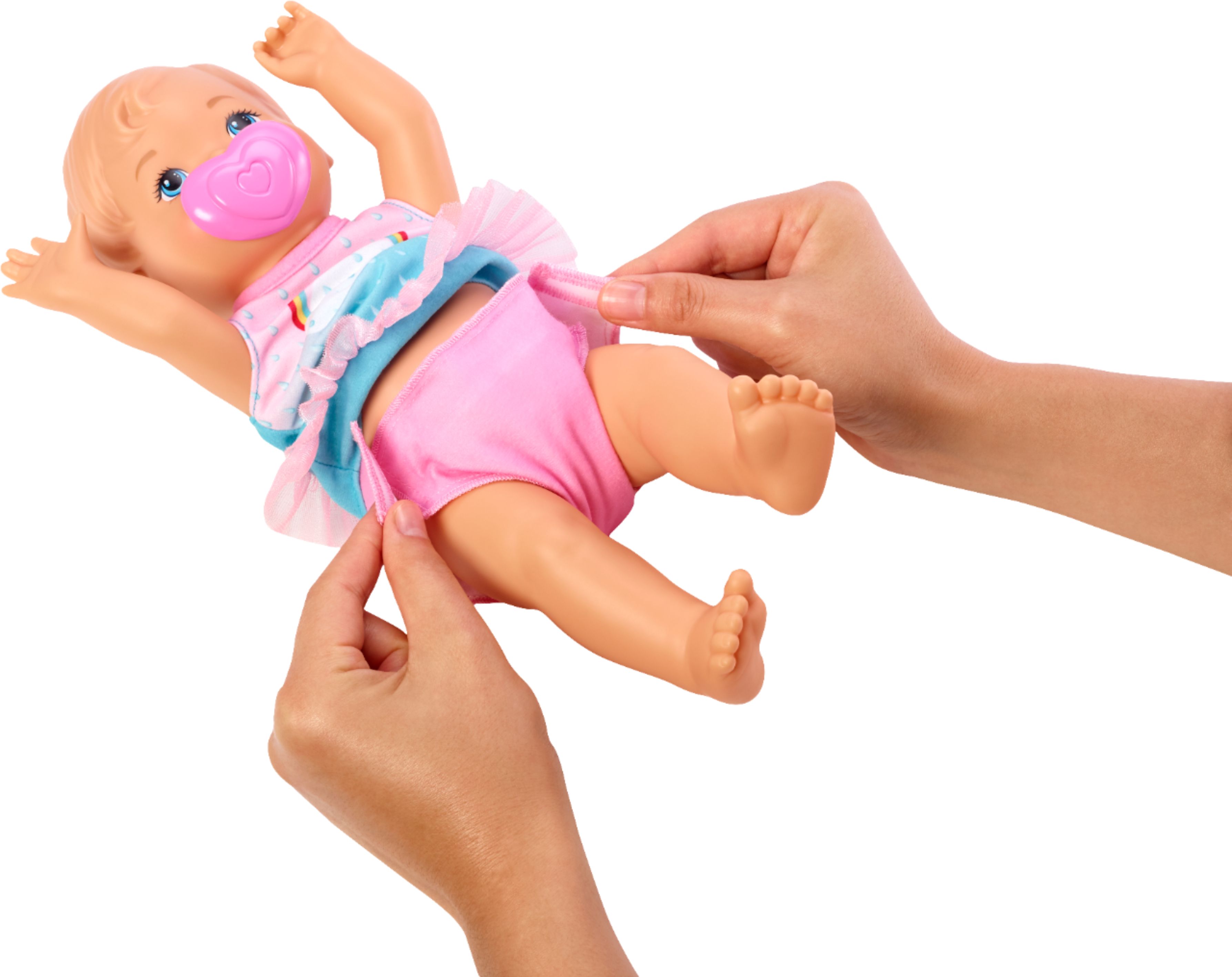 Best Buy: Little Mommy Drink & Wet Deluxe Doll Pink Blue FKD02
