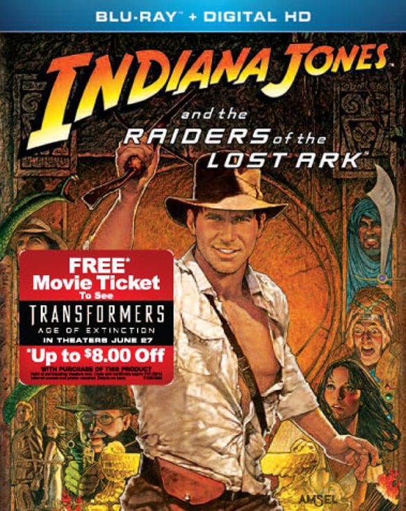  Indiana Jones and the Raiders of the Lost Ark [Includes Digital Copy] [Blu-ray] [Movie Money] [1981]