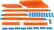 Alt View 11. Hot Wheels - Hot Wheels Track Builder Car & Mega Track Pack - Orange/Blue.