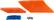Alt View 12. Hot Wheels - Hot Wheels Track Builder Car & Mega Track Pack - Orange/Blue.