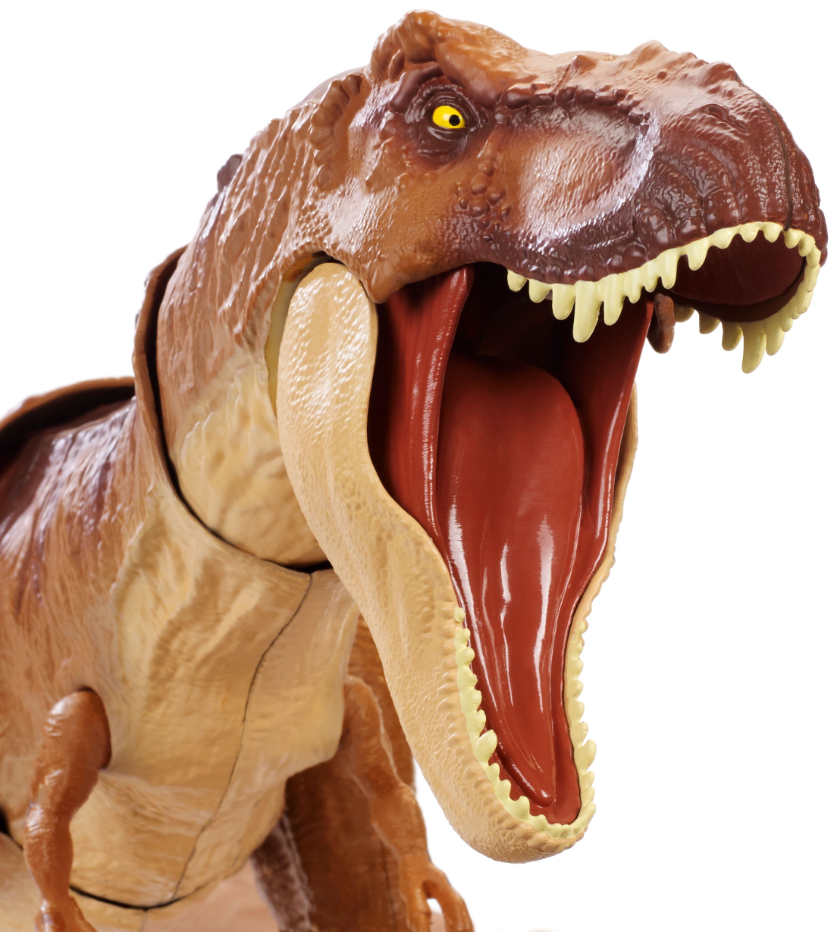 FMY70 Jurassic World Thrash 'n Throw Tyrannosaurus Rex Action Figure 