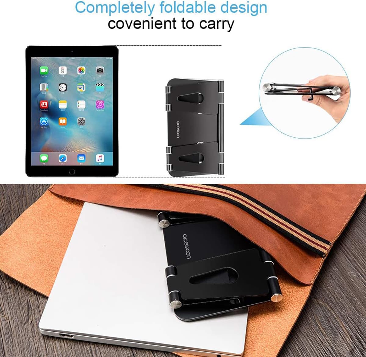 Completely foldable design convenient to carry