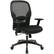 Front Zoom. Space Seating - 23 Series Fabric Chair - Black.