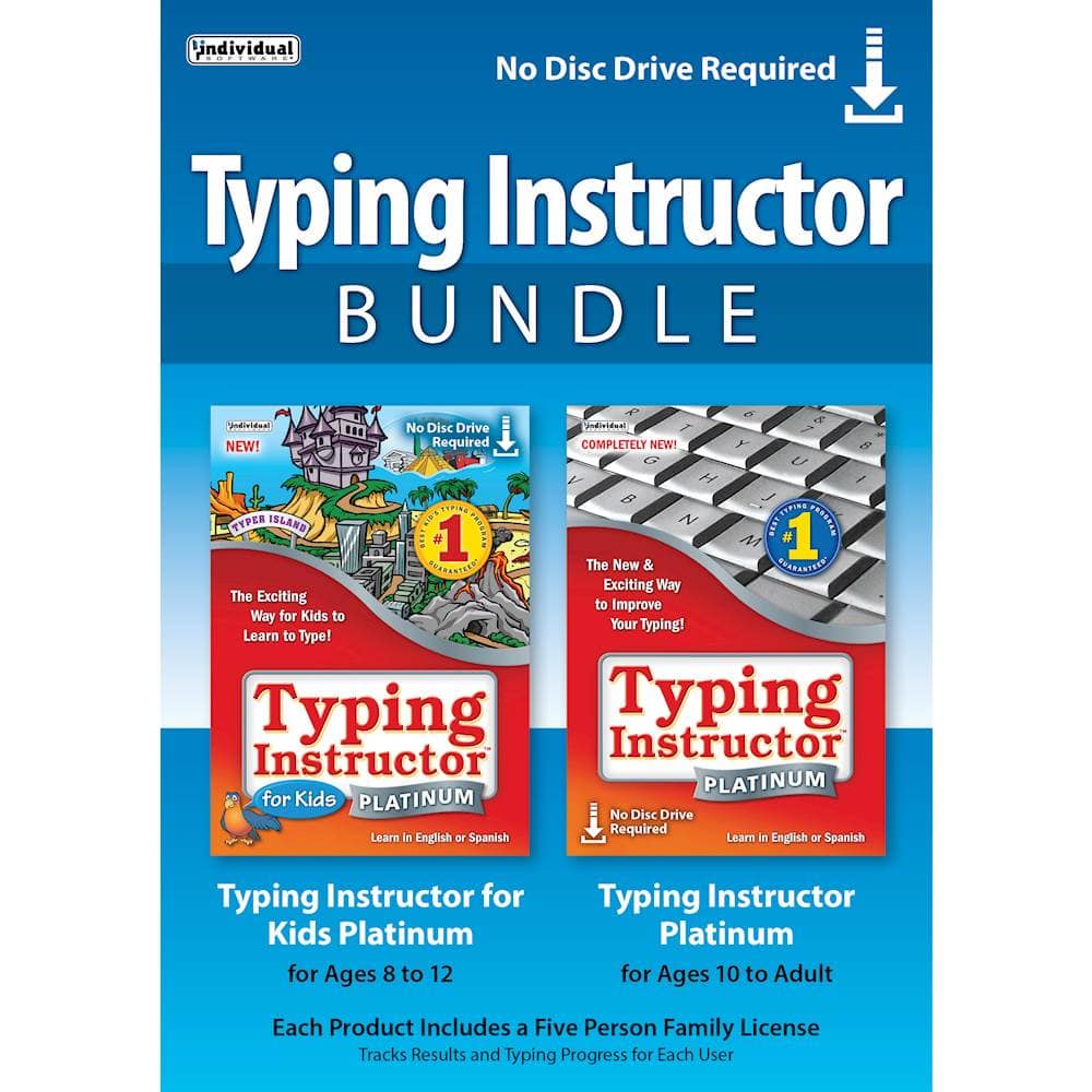 Front. Individual Software - Typing Instructor Bundle.