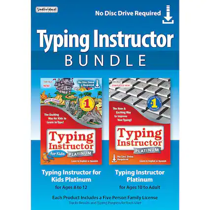 Front. Individual Software - Typing Instructor Bundle.