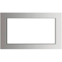 29.9" Trim Kit for Fisher & Paykel MO-24SS-2 Microwave - Stainless steel - Front_Zoom