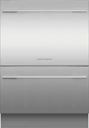 Front. Fisher & Paykel - Stainless Steel Panels for Dishwashers - Silver.