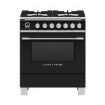 Fisher & Paykel - 3.5 Cu. Ft. Self-Cleaning Freestanding Dual Fuel Convection Range - Front_Standard