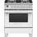 Front. Fisher & Paykel - 3.5 Cu. Ft. Self-Cleaning Freestanding Dual Fuel Convection Range - White.