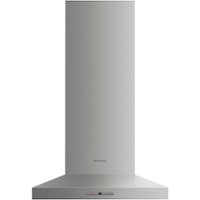 Fisher & Paykel - 24" Convertible Range Hood - Stainless steel - Front_Zoom