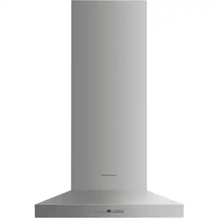 Front. Fisher & Paykel - 24" Convertible Range Hood - Stainless steel.