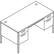 Alt View Standard 1. HON - Metro Classic 60 Inch Double Pedestal Desk.