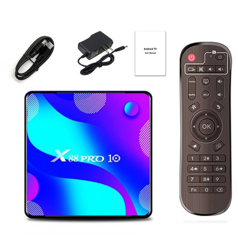 Topteng X88 Pro 10 Android 11.0 TV Box 2GB+16GB, RK3318 Quad Core
