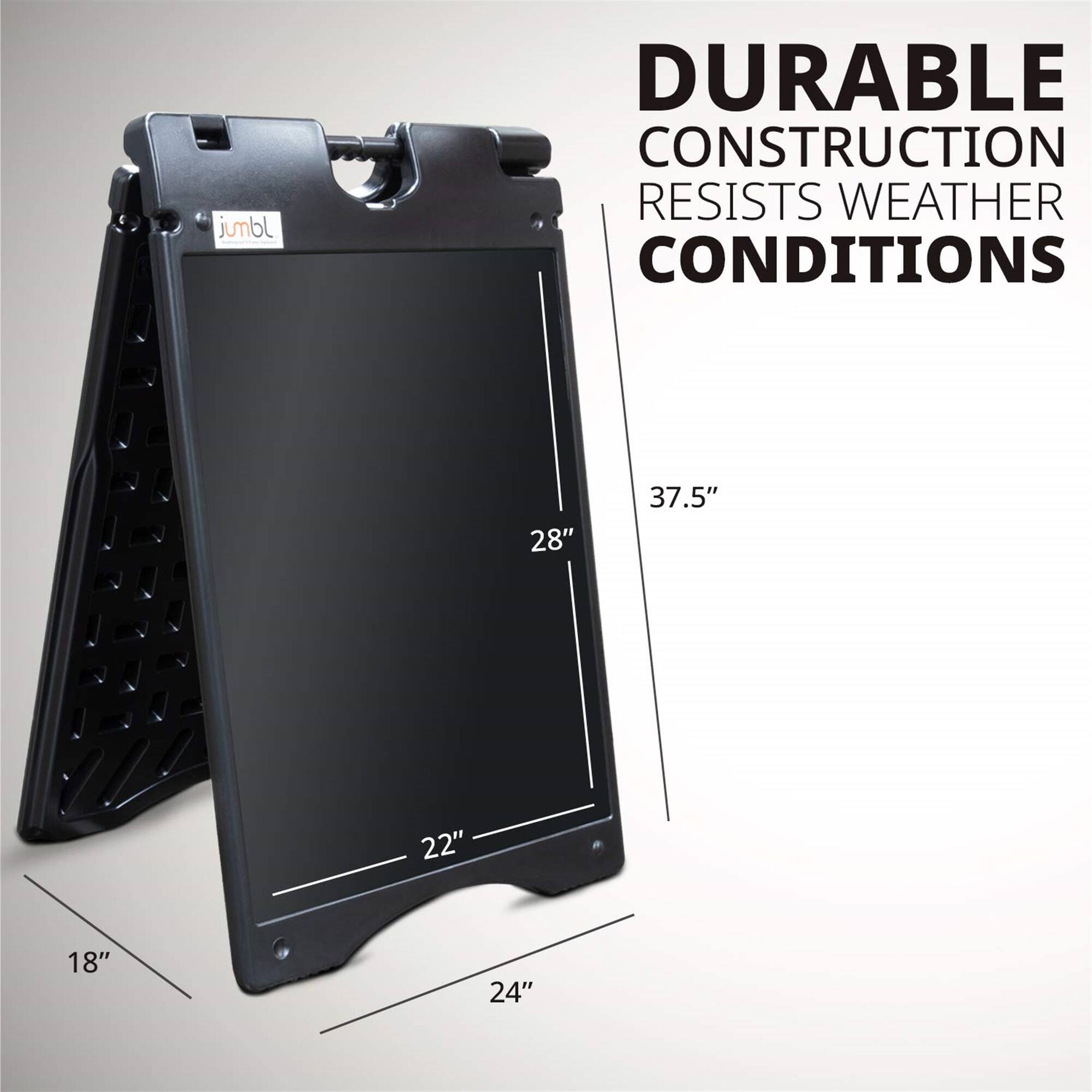 Jdmi DURABLE CONSTRUCTION RESISTS WEATHER CONDITIONS 28" 37.5" 22" 18" 24"