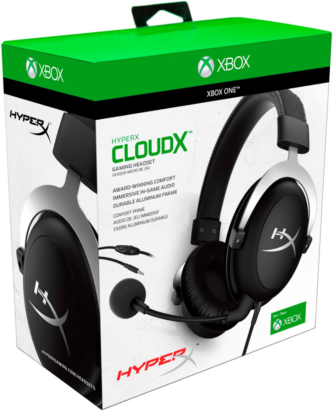 Mening Periodiek uitvinden Best Buy: HyperX CloudX Pro Wired Gaming Headset for Xbox One Black  HX-HS5CX-SR