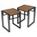 Alt View 12. ürb SPACE - Urban Small Dining Table Set - Black With Brown.