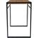 Alt View 13. ürb SPACE - Urban Small Dining Table Set - Black With Brown.
