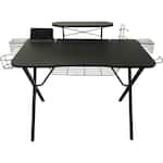 Atlantic - Gaming Pro Straight Computer Desk - Charcoal