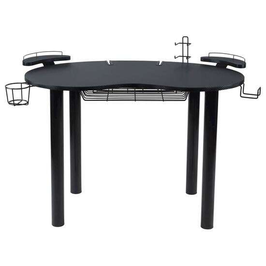 Atlantic Eclipse Curved Computer Desk Black 82050334 Best Buy