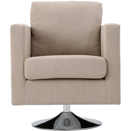 Noble House - Kingsport Swivel Chair - Wheat