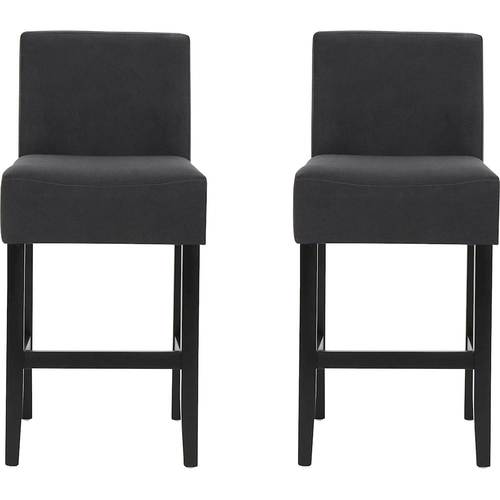 Noble House - Perryton Counter Stools (Set of 2) - Dark Charcoal