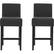 Front. Noble House - Perryton Counter Stools (Set of 2) - Dark Charcoal.